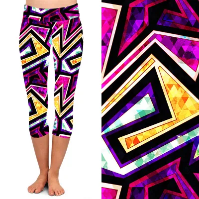 24/7 Capri Leggings – Amazing Aztec