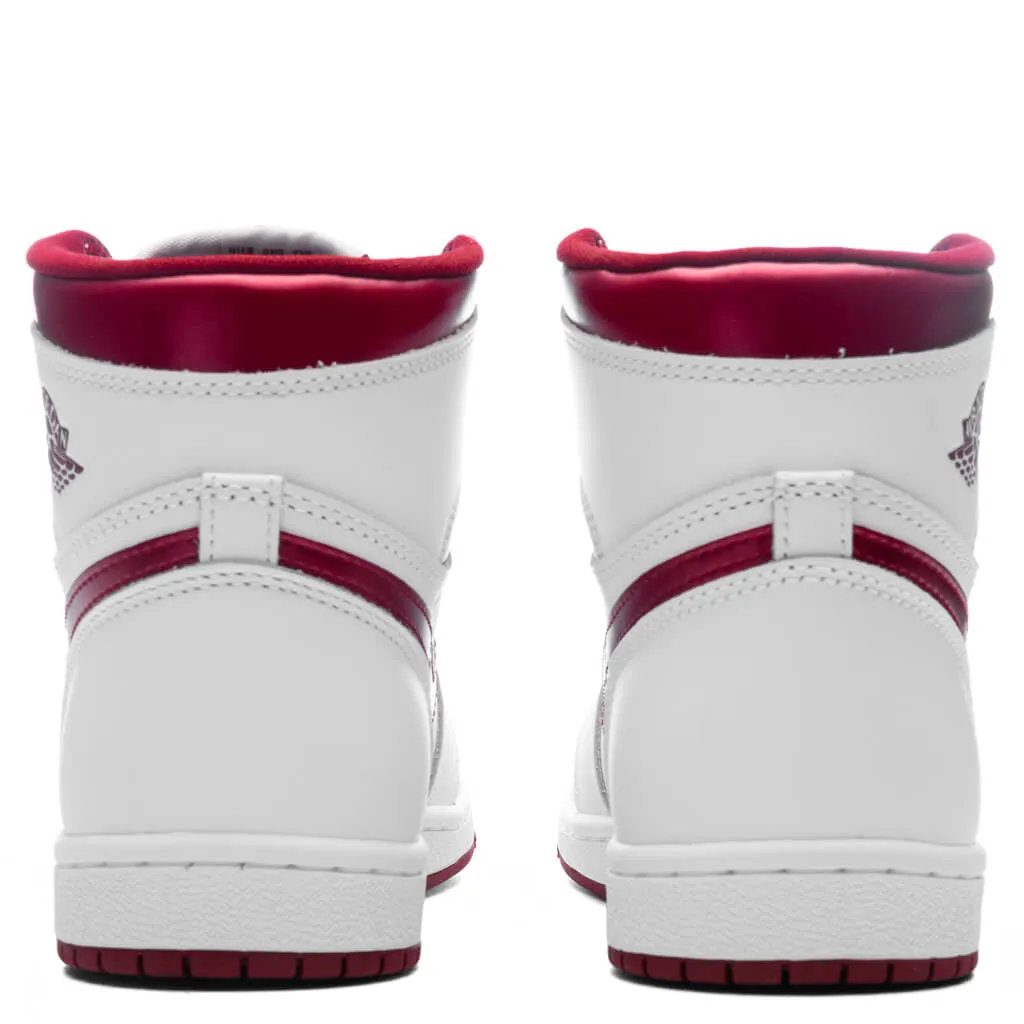 Air Jordan 1 High Retro '85 'Metallic Burgundy' - White/Team Red/White