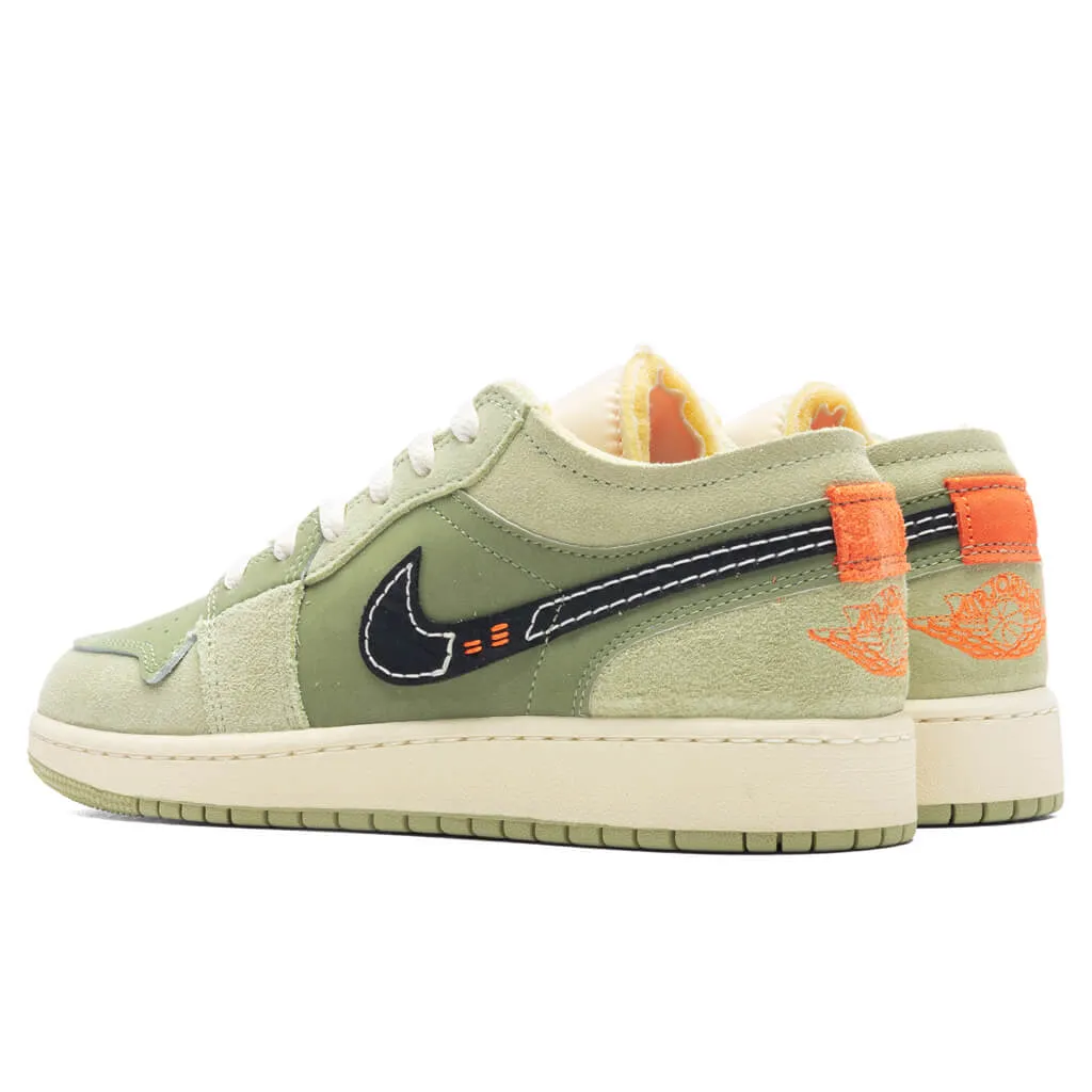 Air Jordan 1 Low (GS) - Sky J Light Olive/Black/Celadon