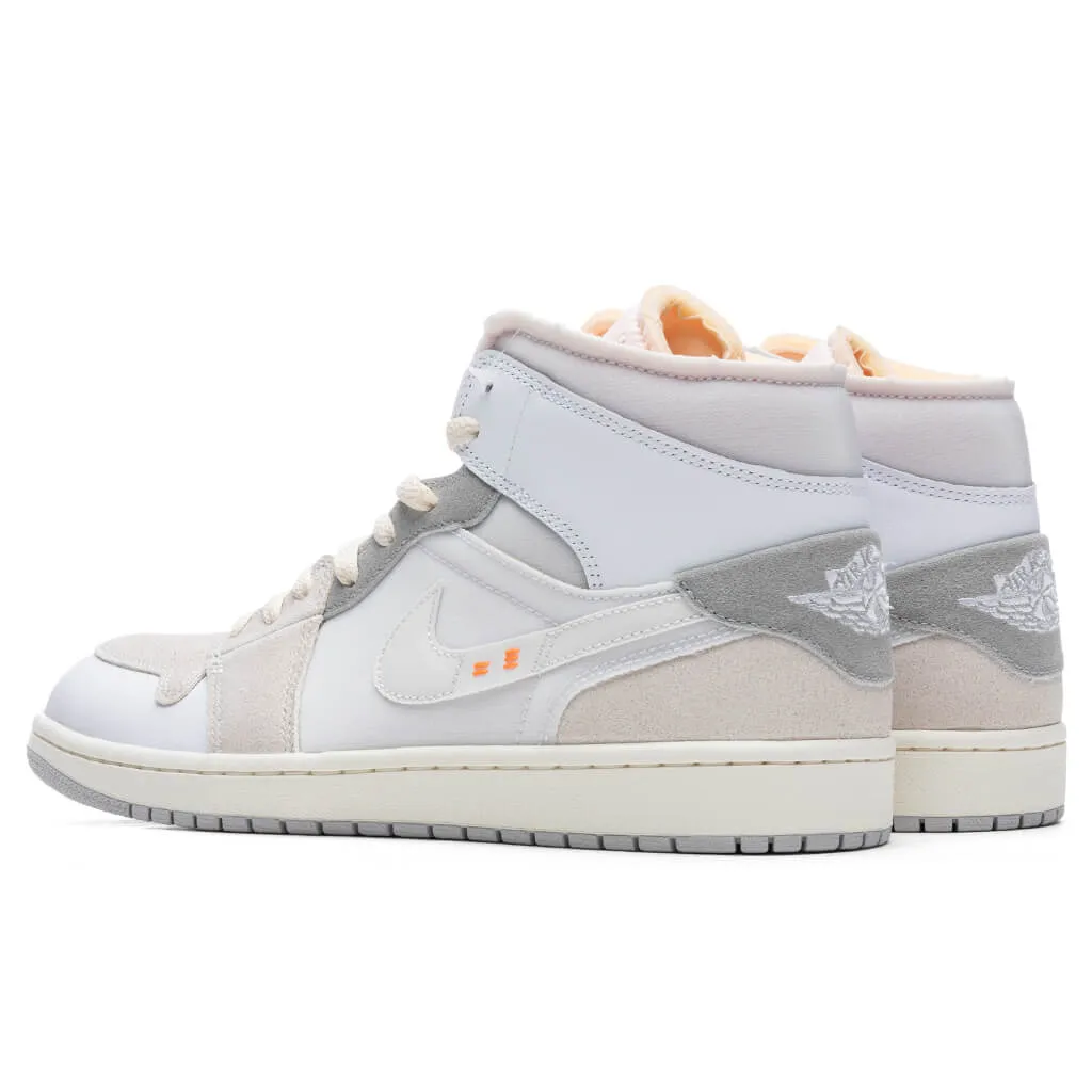 Air Jordan 1 Mid SE Craft - White/Neutrel Grey/Phantom Sail