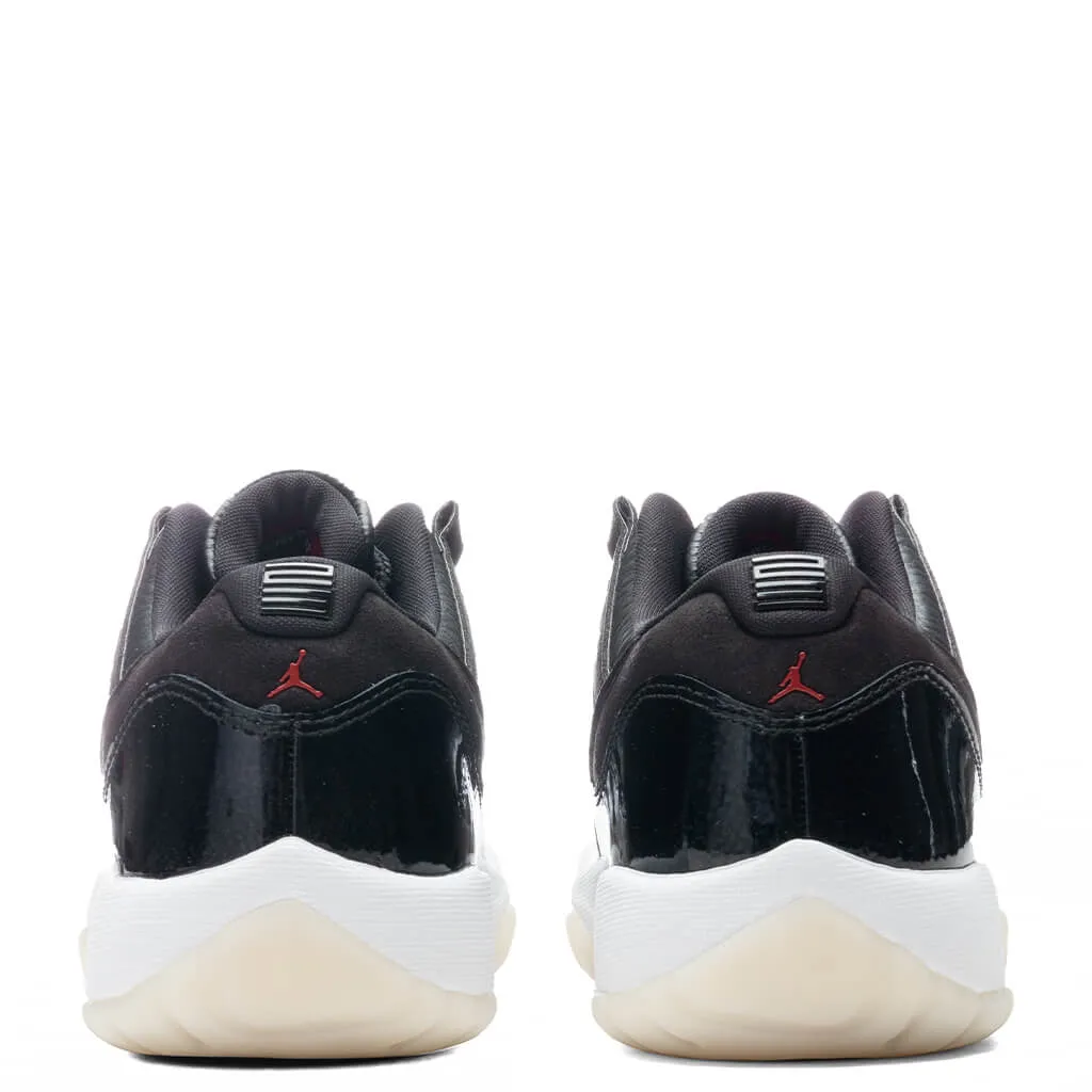 Air Jordan 11 Retro Low (GS) '72-10' - Black/Gym Red/White