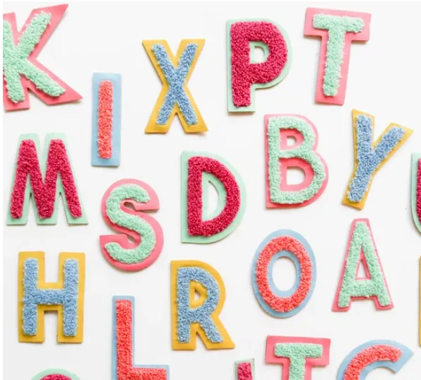 Alphabet Letter Patches