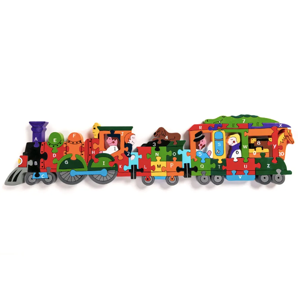 Alphabet Train Jigsaw Puzzle