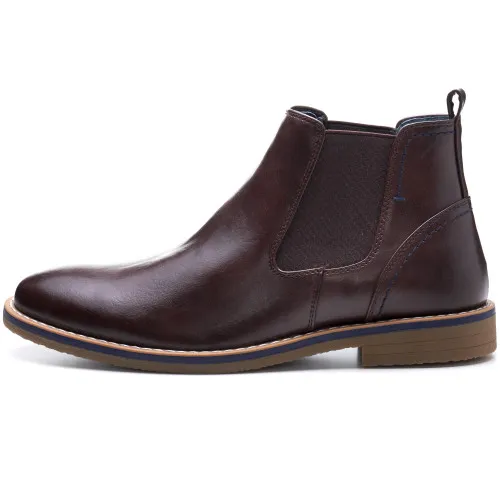 Alpine Swiss Mens Owen Chelsea Boots Pull Up Ankle Boots