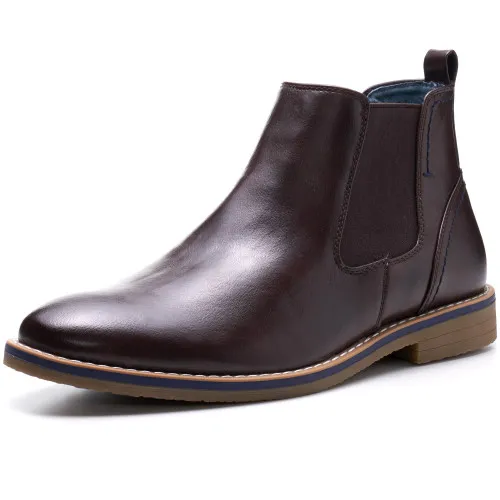 Alpine Swiss Mens Owen Chelsea Boots Pull Up Ankle Boots