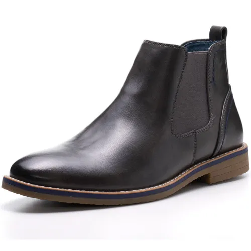 Alpine Swiss Mens Owen Chelsea Boots Pull Up Ankle Boots