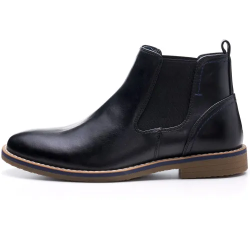 Alpine Swiss Mens Owen Chelsea Boots Pull Up Ankle Boots