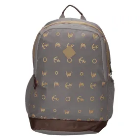 Anchor Grey Backpack / School Bag by President Bags