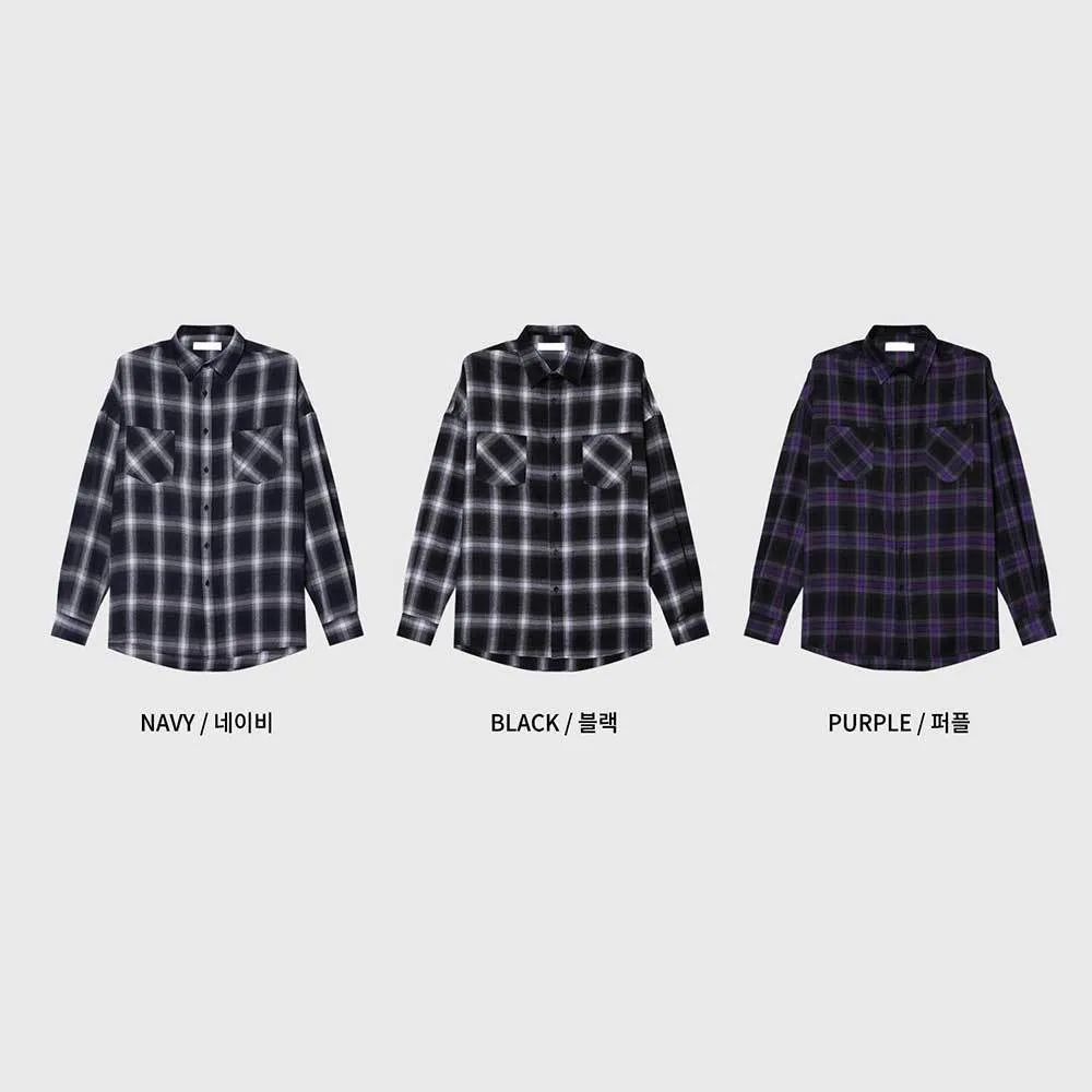 ASCLO  |Other Plaid Patterns Unisex Street Style Long Sleeves Cotton