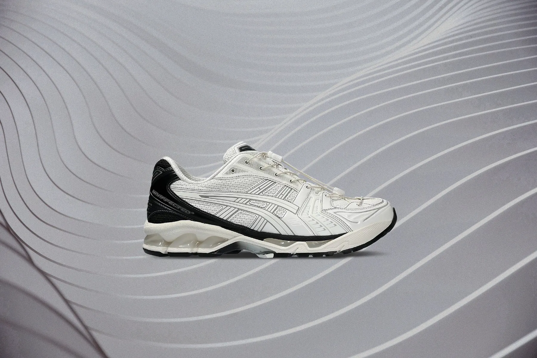 Asics x Unaffected Gel-Kayano 14 - Bright White/Jet Black