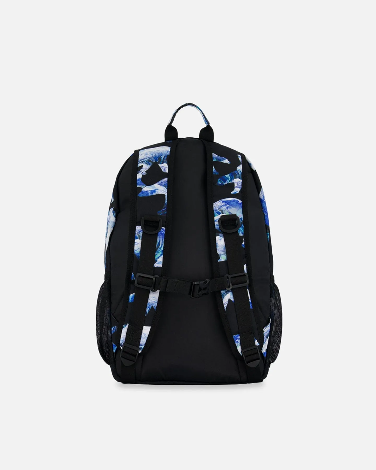 Backpack Black Printed Polar Bears