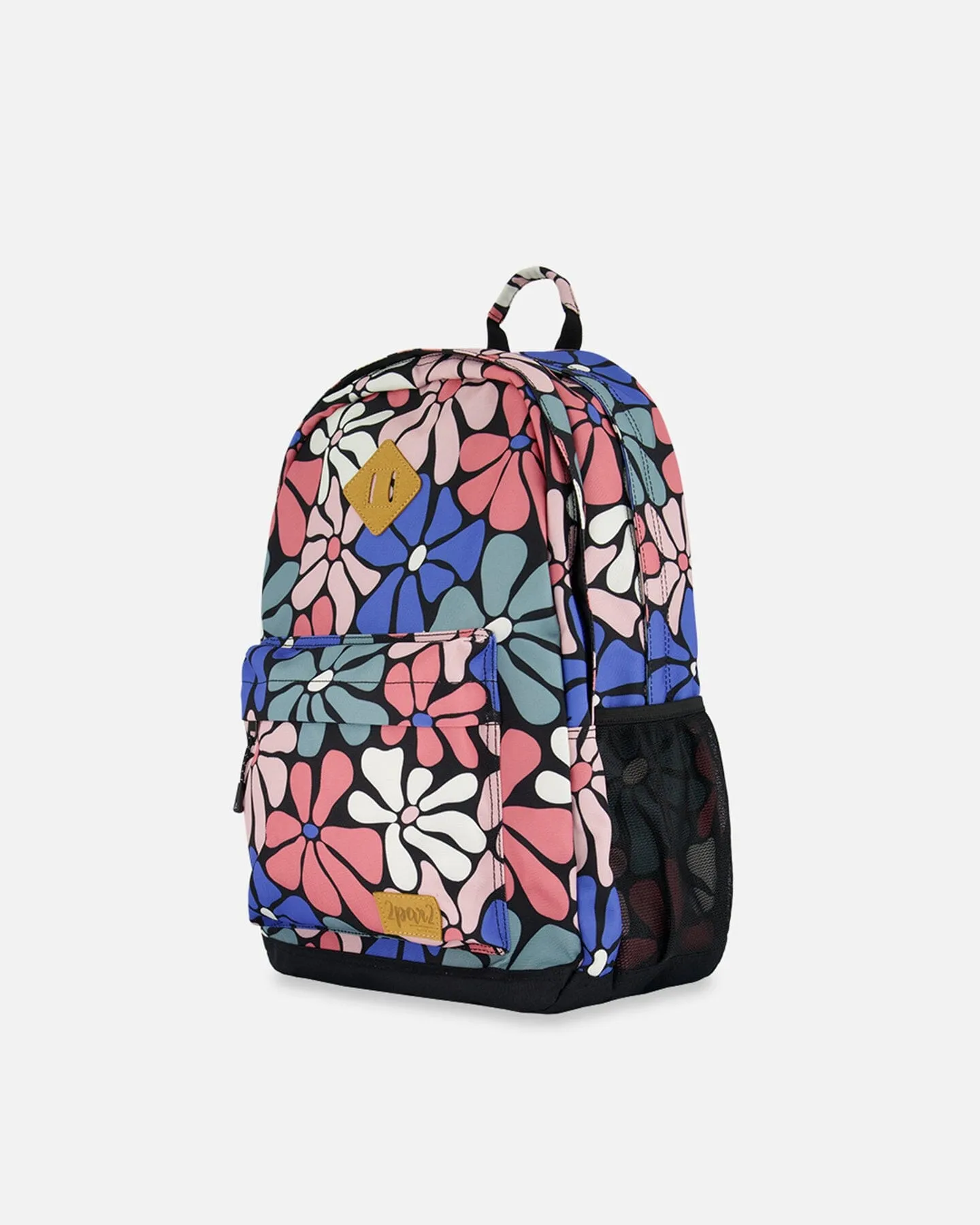 Backpack Printed Retro Flowers