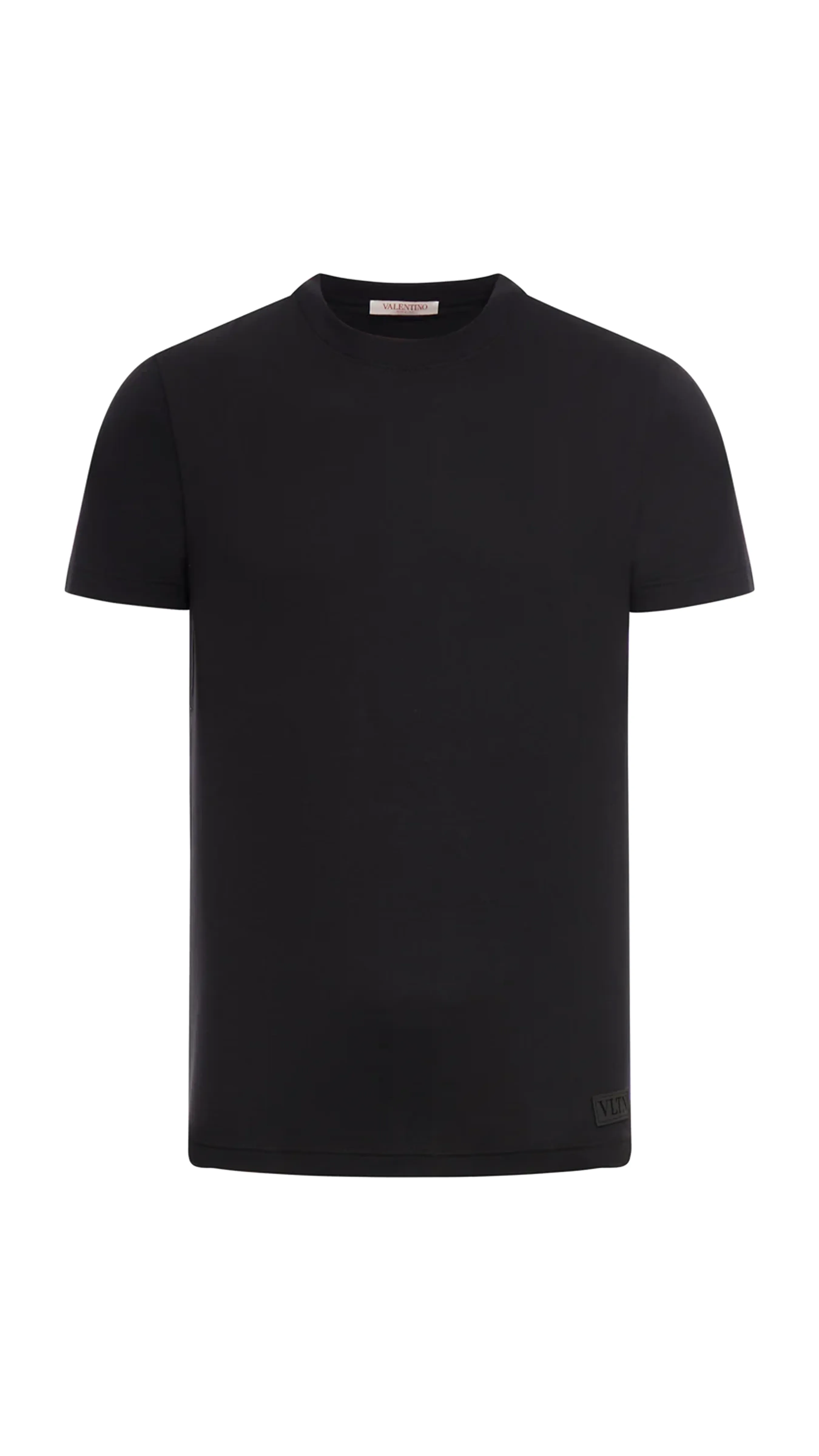 Black Cotton T-shirt - Black