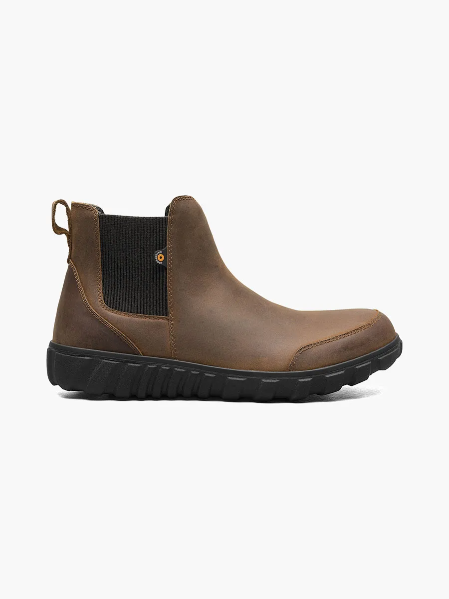 Bogs Men’s Casual Chelsea II Boots-Brown