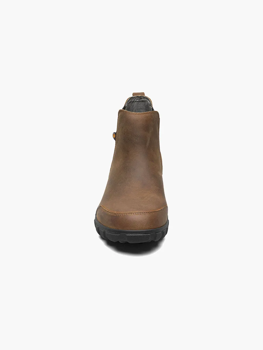 Bogs Men’s Casual Chelsea II Boots-Brown