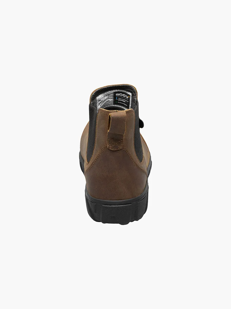 Bogs Men’s Casual Chelsea II Boots-Brown