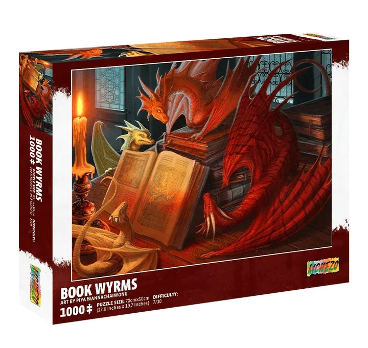 Book Wyrms Jigsaw Puzzle (1000 Pcs)