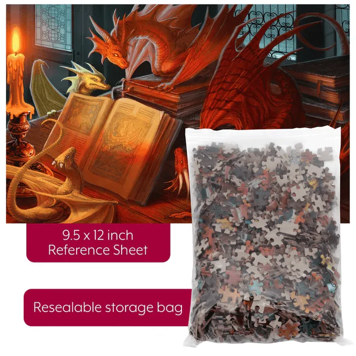 Book Wyrms Jigsaw Puzzle (1000 Pcs)