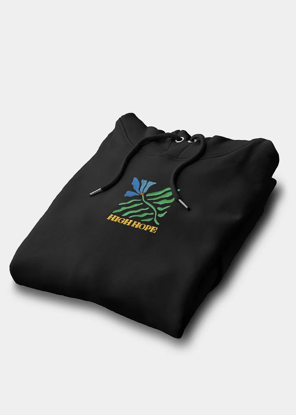 Botanical Logo Embroidered Hoodie