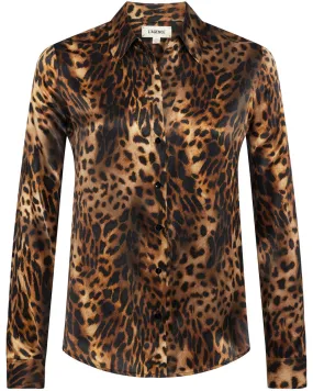 Brown Multi Tyler Leopard Blouse