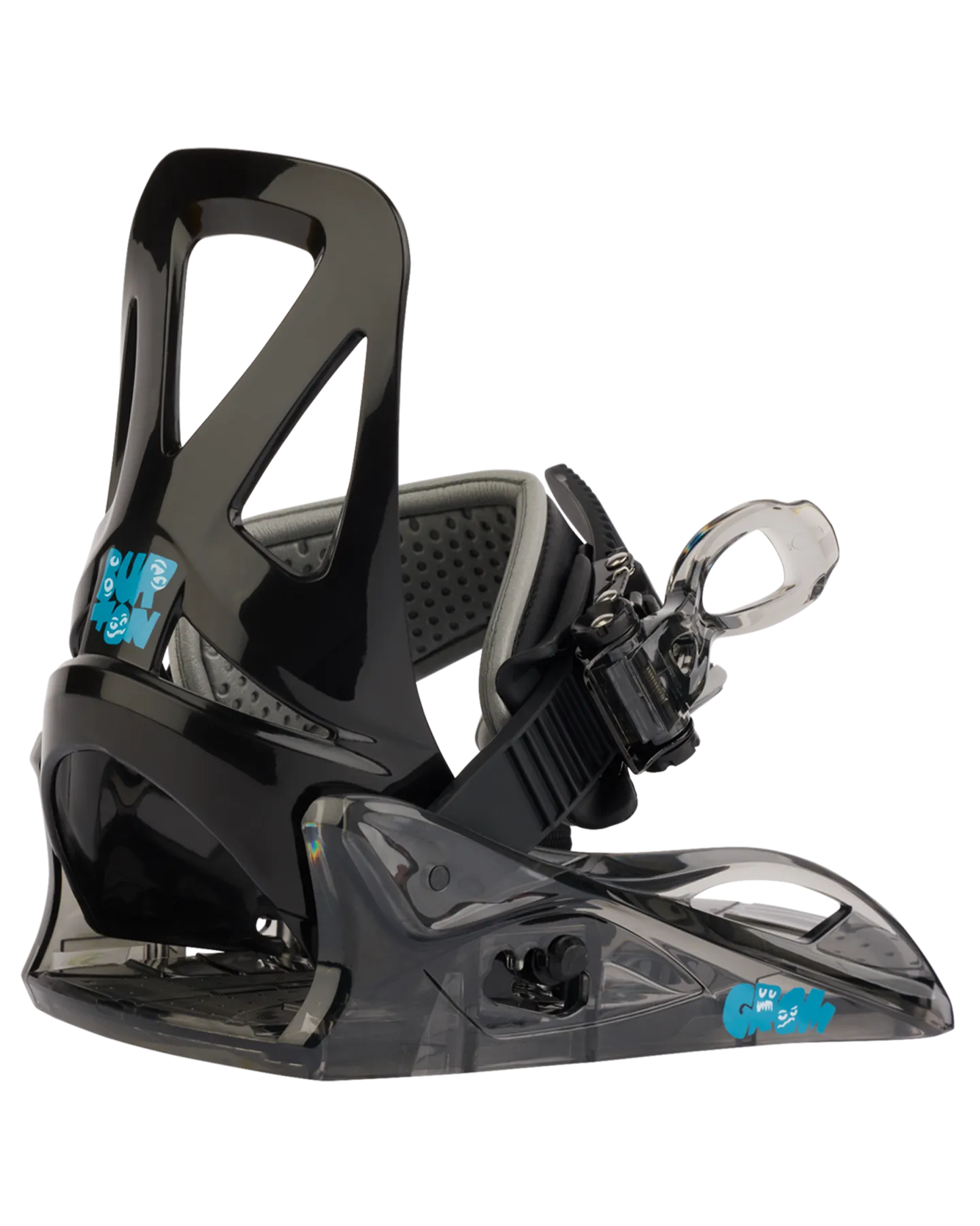 Burton Kids' Grom Disc Snowboard Bindings - Black