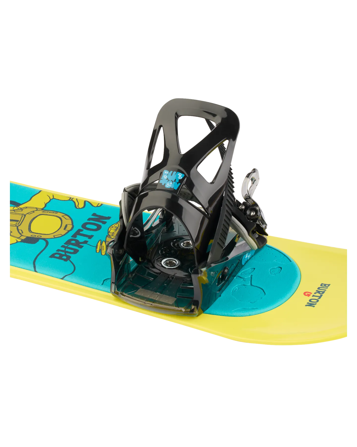 Burton Kids' Grom Disc Snowboard Bindings - Black