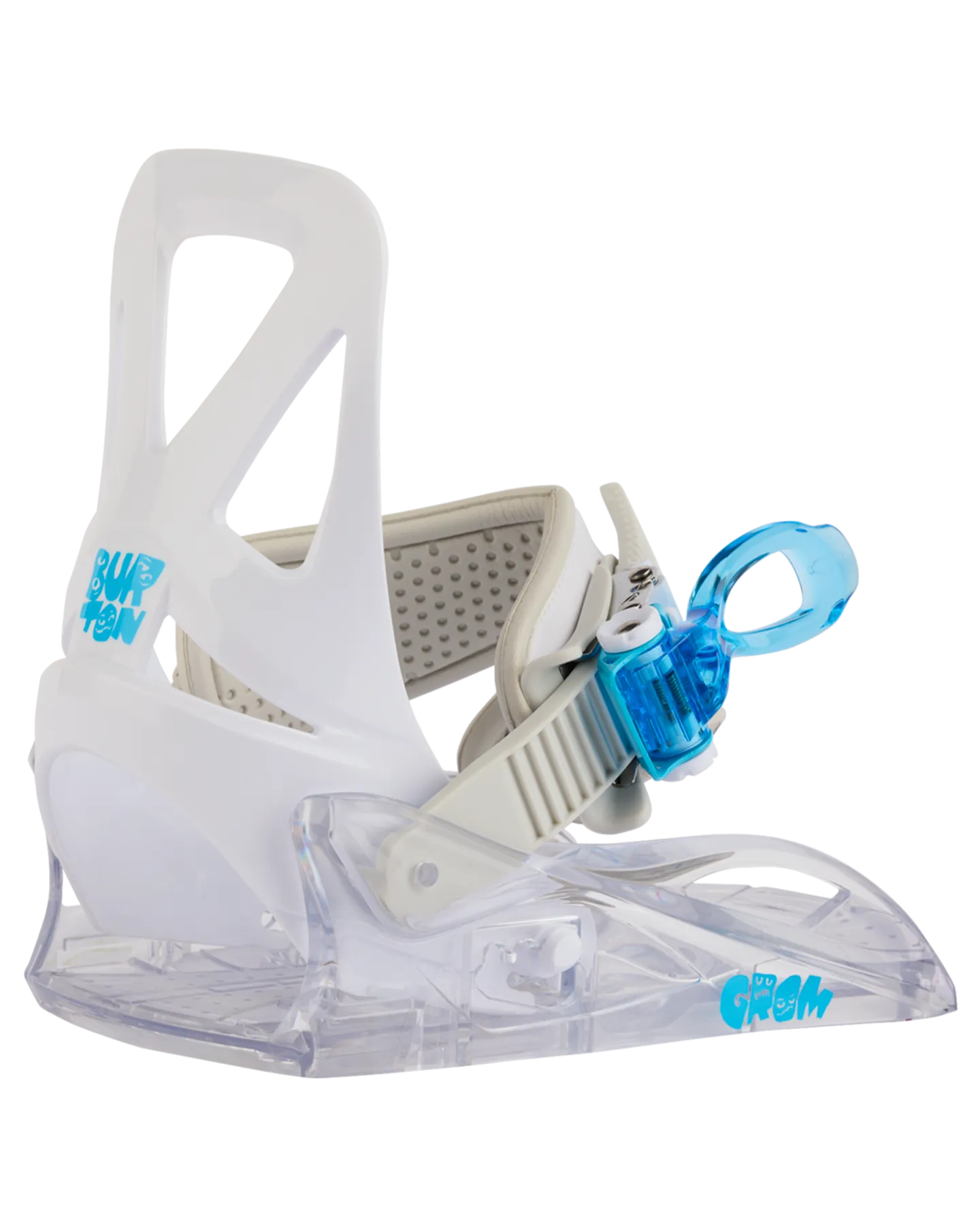 Burton Kids' Grom Disc Snowboard Bindings - White