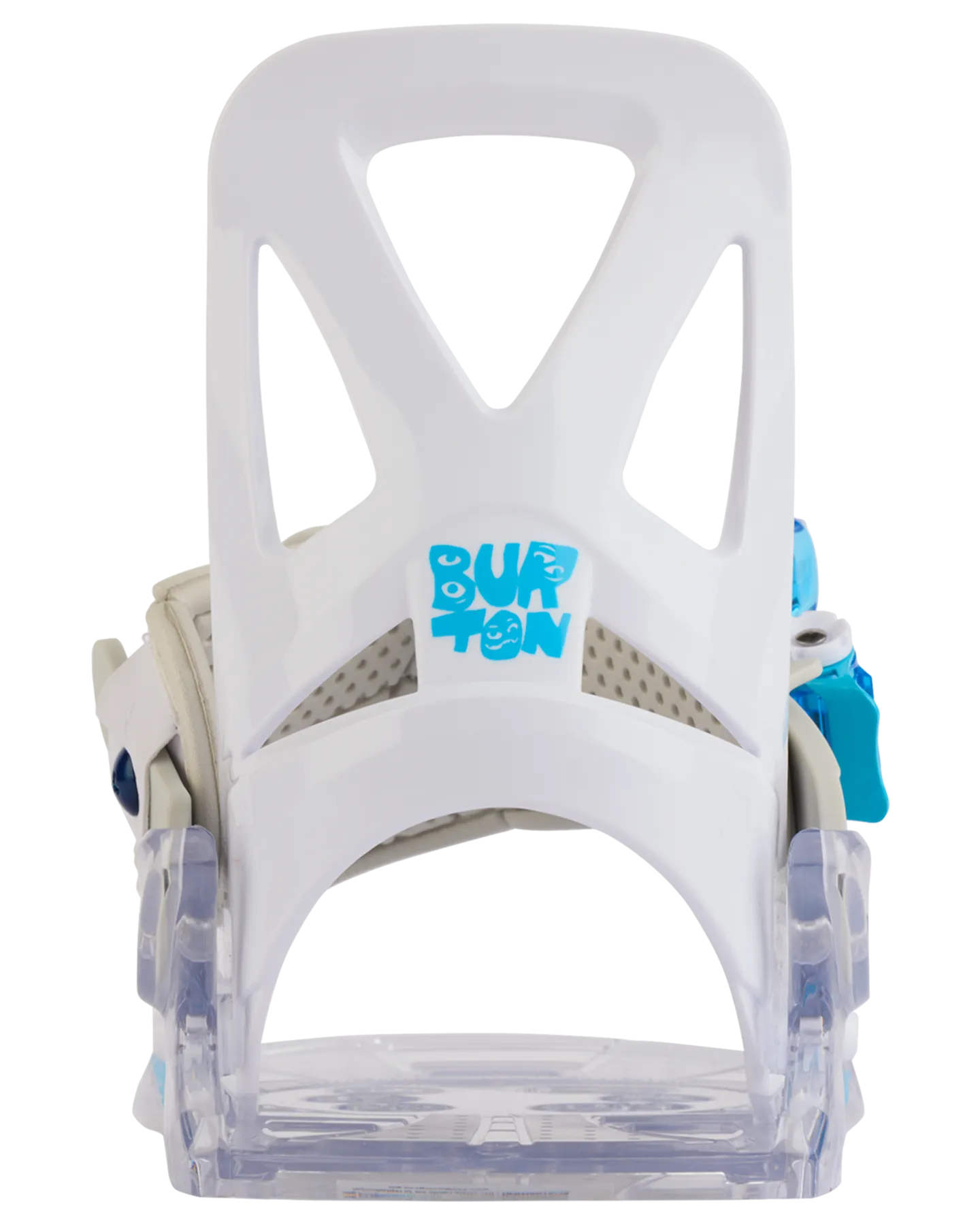 Burton Kids' Grom Disc Snowboard Bindings - White