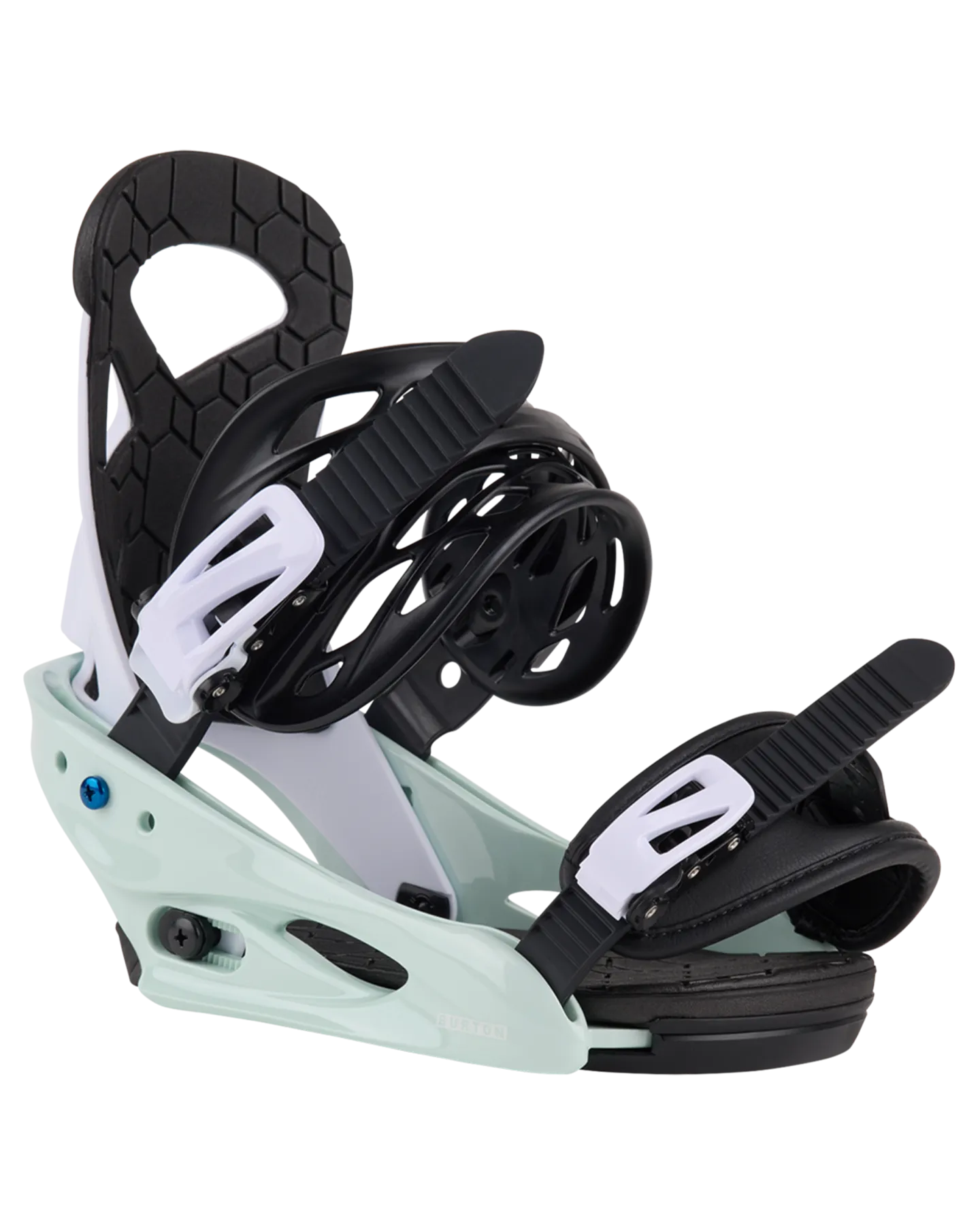 Burton Kids' Smalls Re:Flex Snowboard Bindings - Neo-Mint/White - 2024