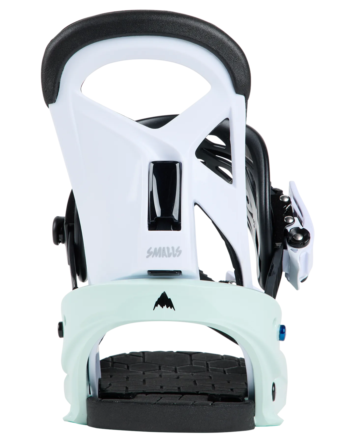 Burton Kids' Smalls Re:Flex Snowboard Bindings - Neo-Mint/White - 2024