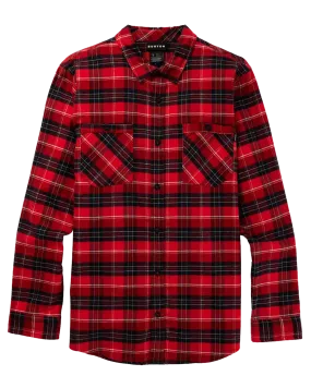 Burton Men's Favorite Long Sleeve Flannel - Tomato Bradley Plaid