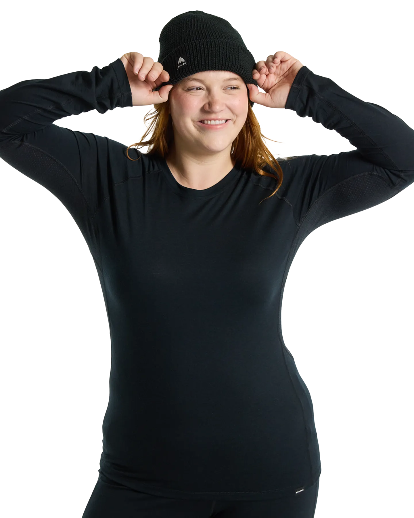 Burton Women's Phayse Merino Base Layer Crewneck - True Black