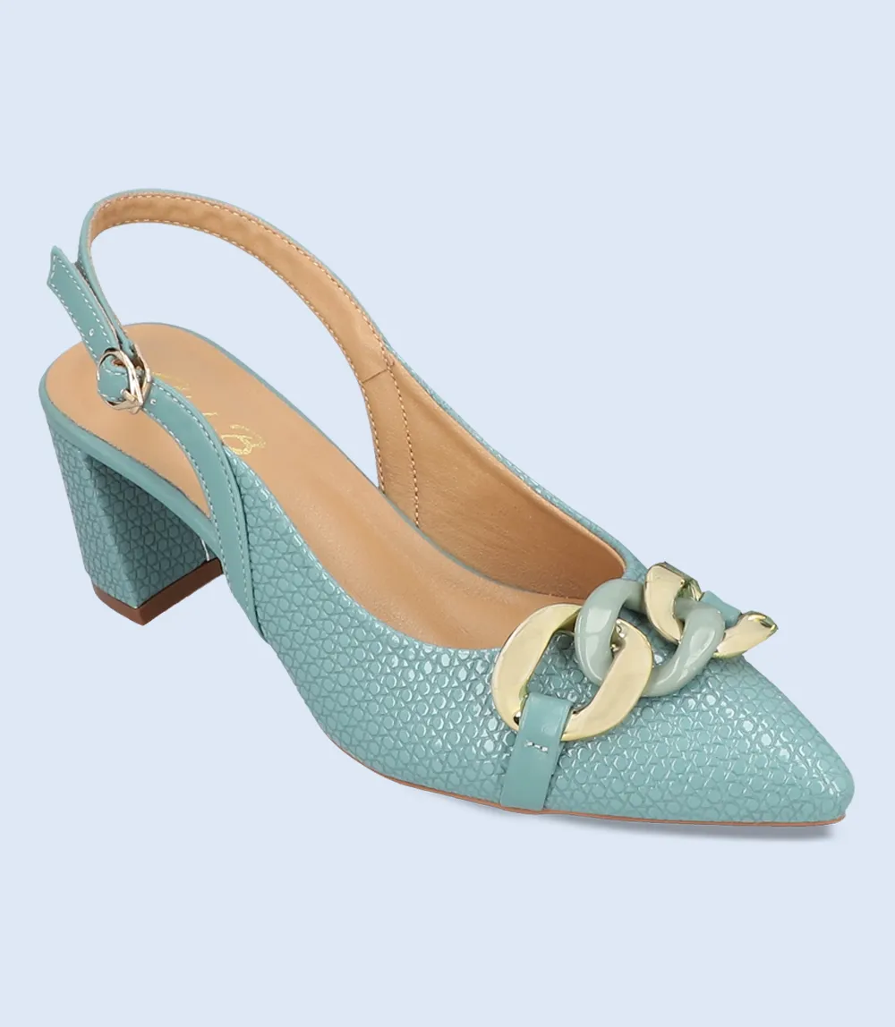 BW8173-MINT-Women Casual Sling Backs