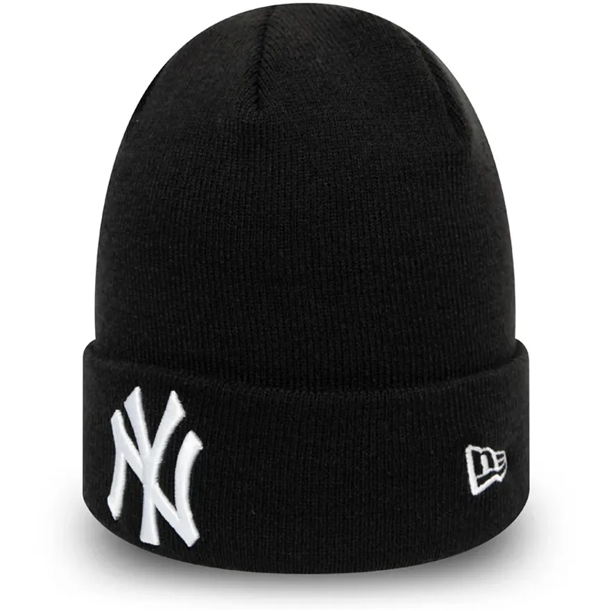 CAPPELLO BEANIE NEW YORK YANKEES Uomo Black White