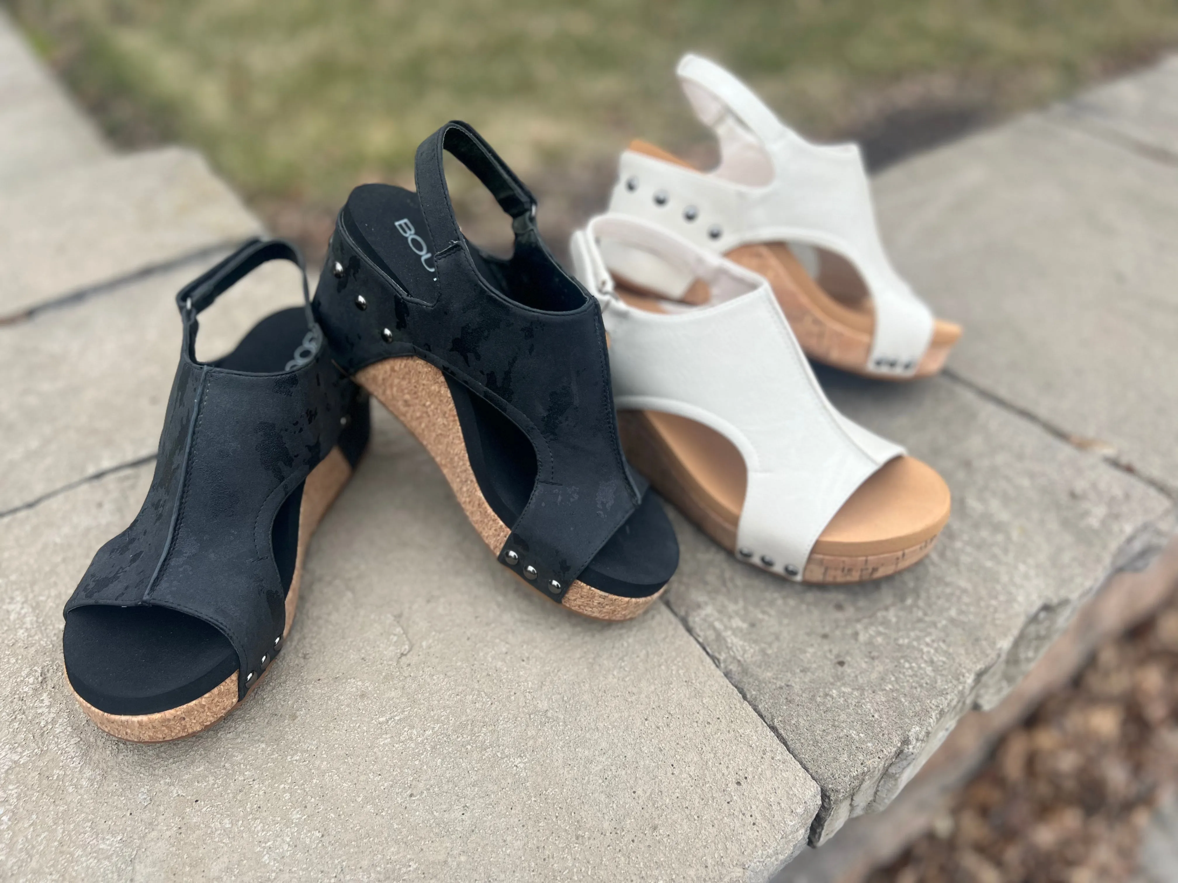 Carley Wedge Sandals (b-2)(w1)(bc-a)(f3)