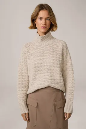 Cashmere Sweater with Turtle Neck