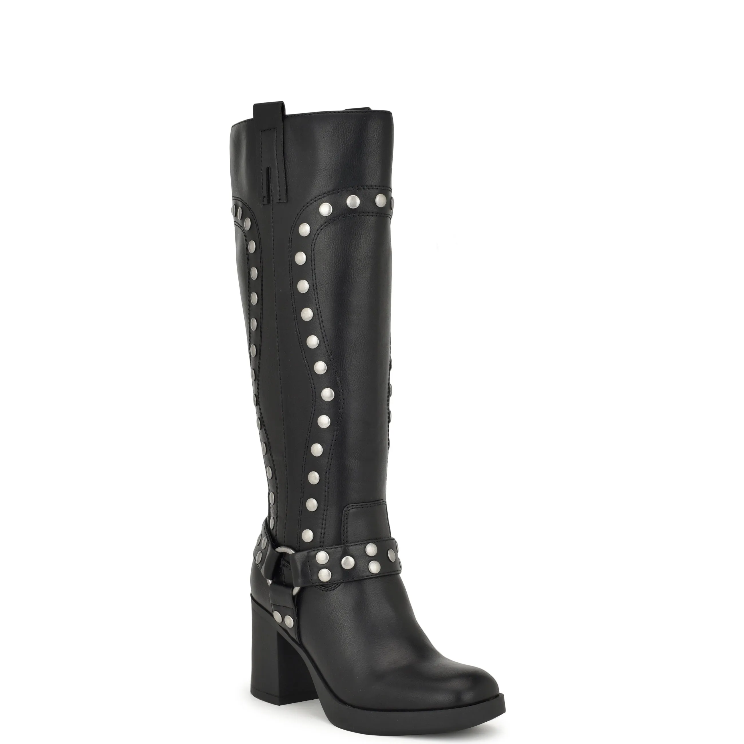 Cert Heeled Moto Boots