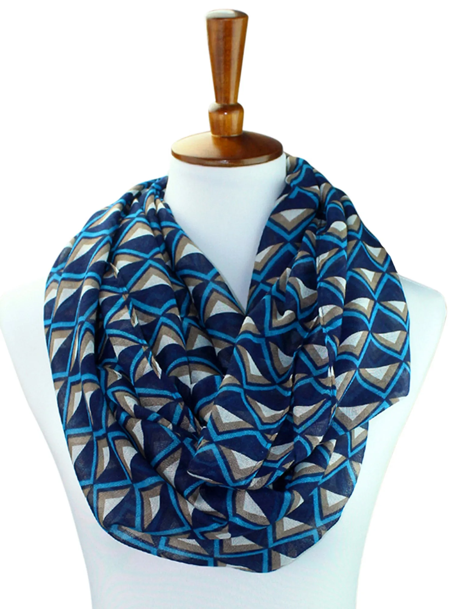 Chevron Light Circle Infinity Scarf