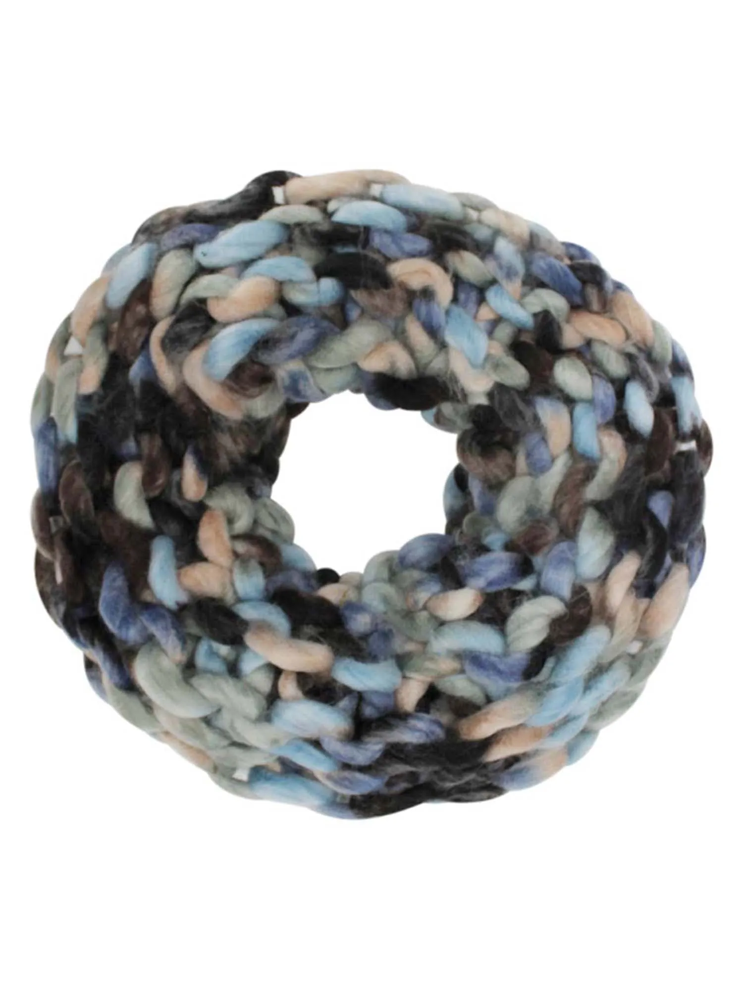 Chunky Rope Knit Neck Warmer Infinity Scarf