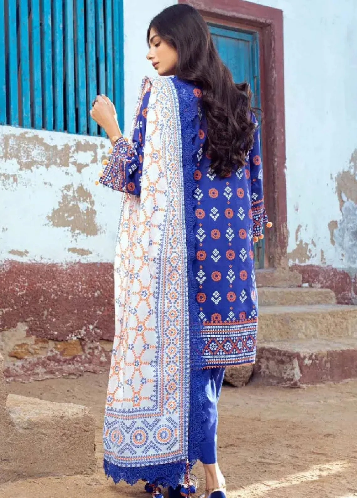 Chunri By Gul Ahmed Printed Lawn Unstitched 3 Piece Suit - GA24CL CL-42062 A