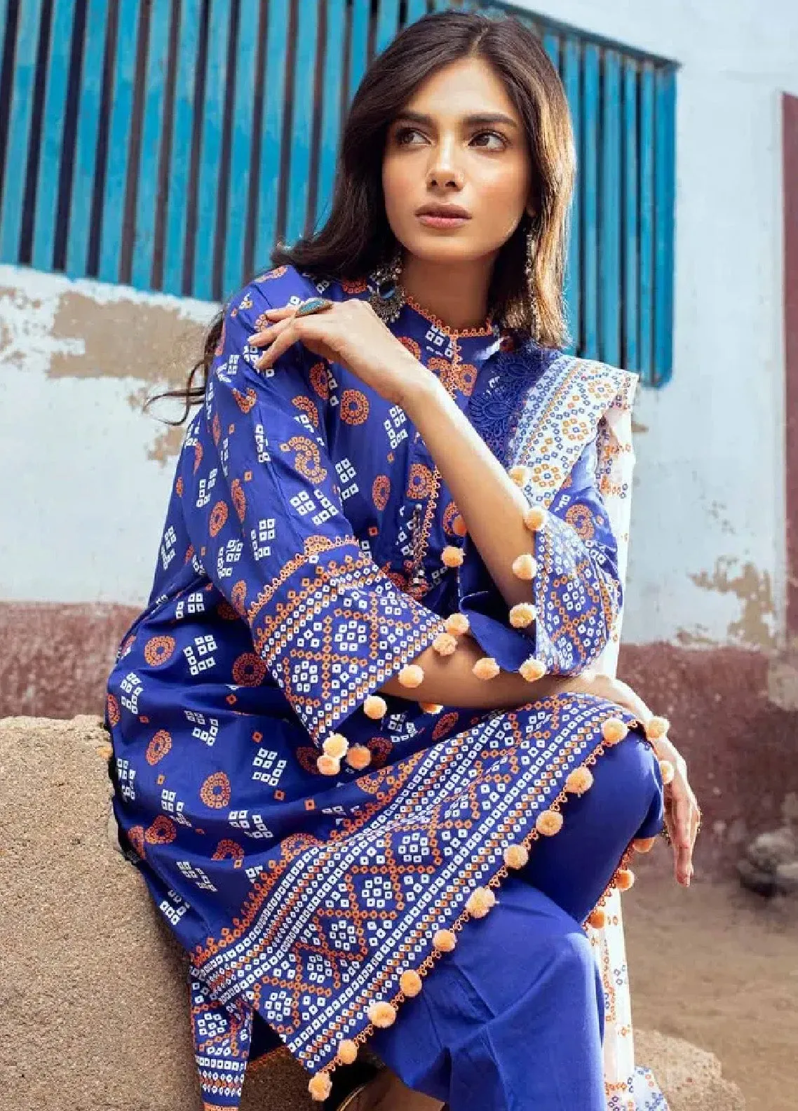 Chunri By Gul Ahmed Printed Lawn Unstitched 3 Piece Suit - GA24CL CL-42062 A