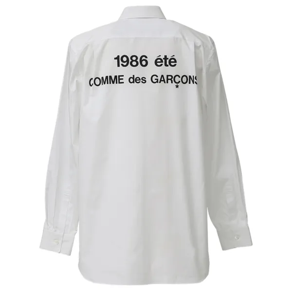 COMME des GARCONS  |Unisex Long Sleeves Plain Logo Designers Shirts