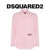 D SQUARED2  |Long Sleeves Plain Cotton Logo Luxury Shirts