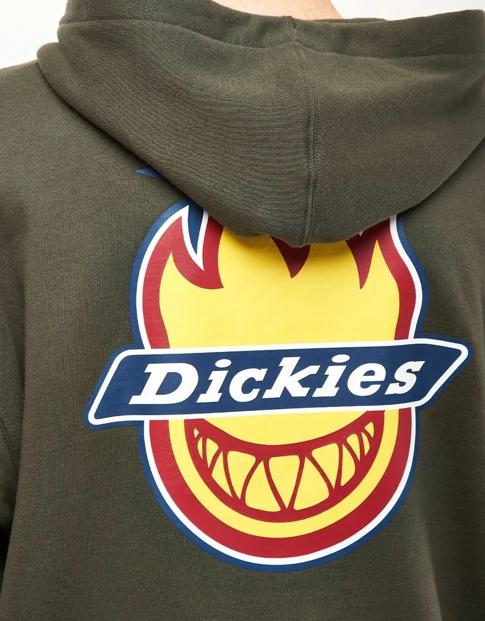 Dickies x Spitfire Pullover Hoodie - Olive Green