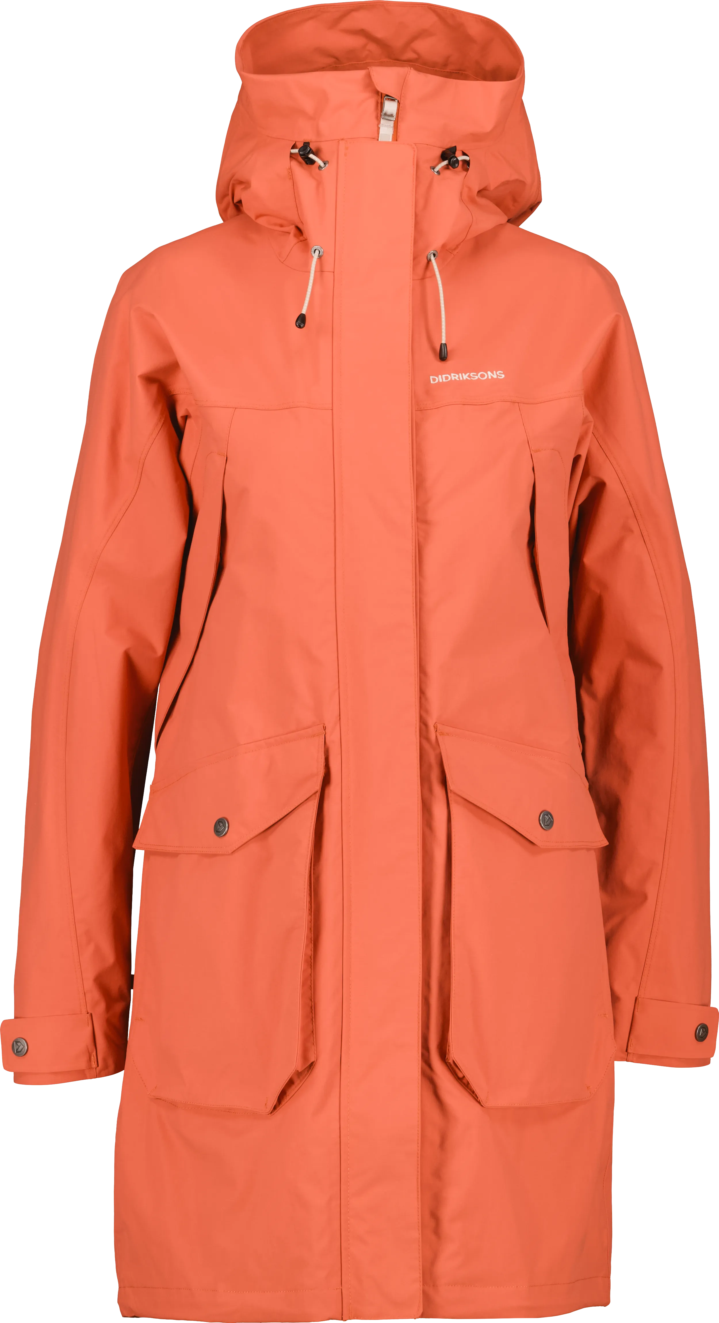 Didriksons Women's Thelma Parka 9 Brique Red | Buy Didriksons Women's Thelma Parka 9 Brique Red here | Outnorth