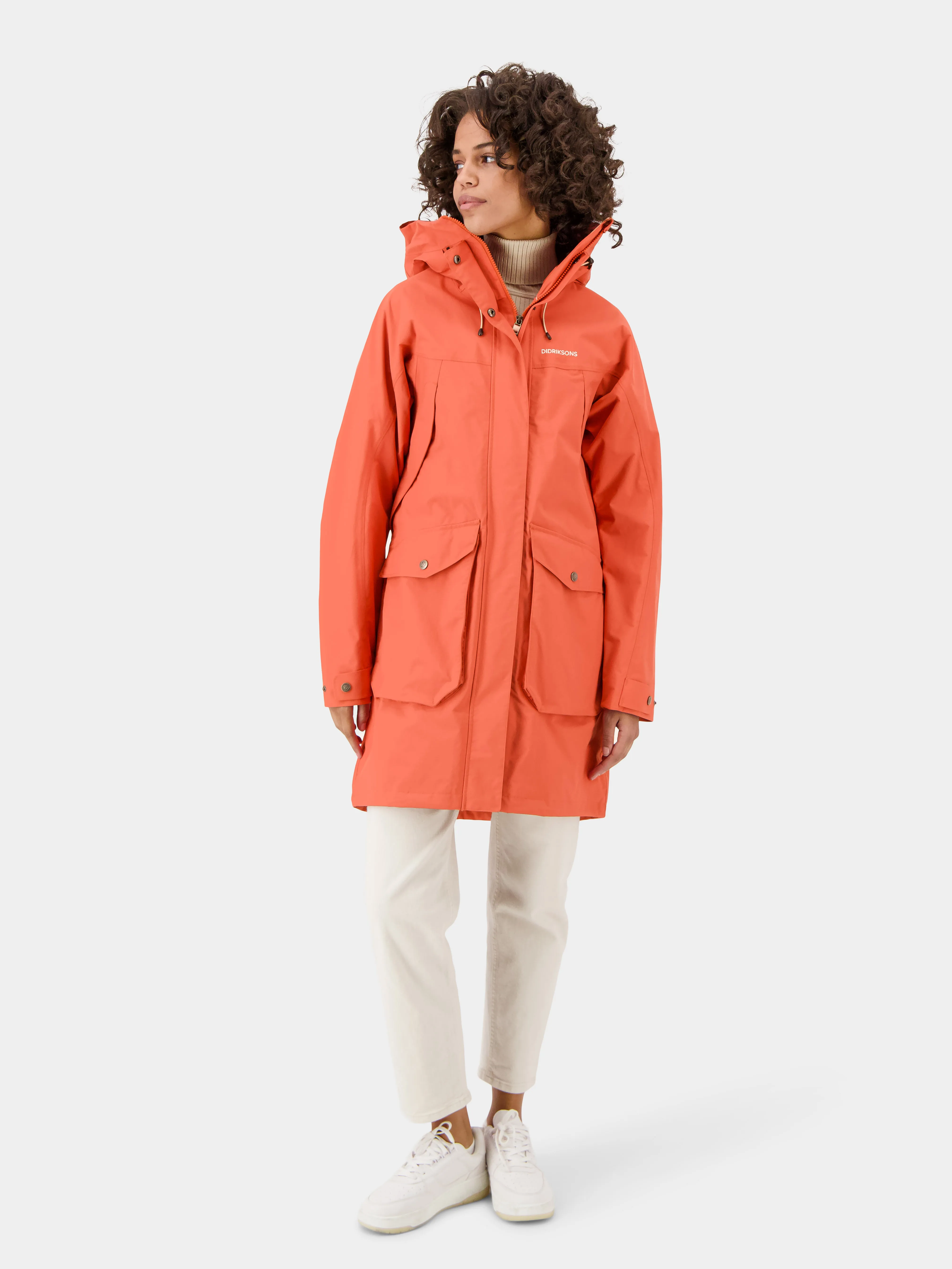 Didriksons Women's Thelma Parka 9 Brique Red | Buy Didriksons Women's Thelma Parka 9 Brique Red here | Outnorth