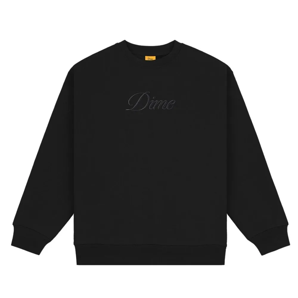 Dime  |Crew Neck Unisex Long Sleeves Cotton Logo Skater Style