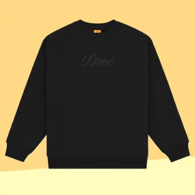 Dime  |Crew Neck Unisex Long Sleeves Cotton Logo Skater Style