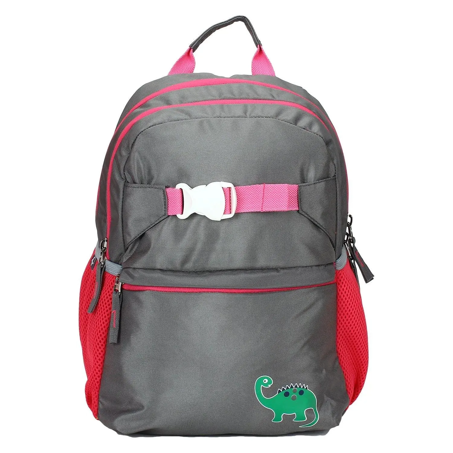 Dino Grey Backpack / School Bag by President Bags