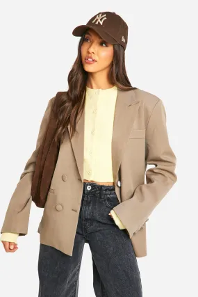 Double Breasted Relaxed Fit Tailored Blazer